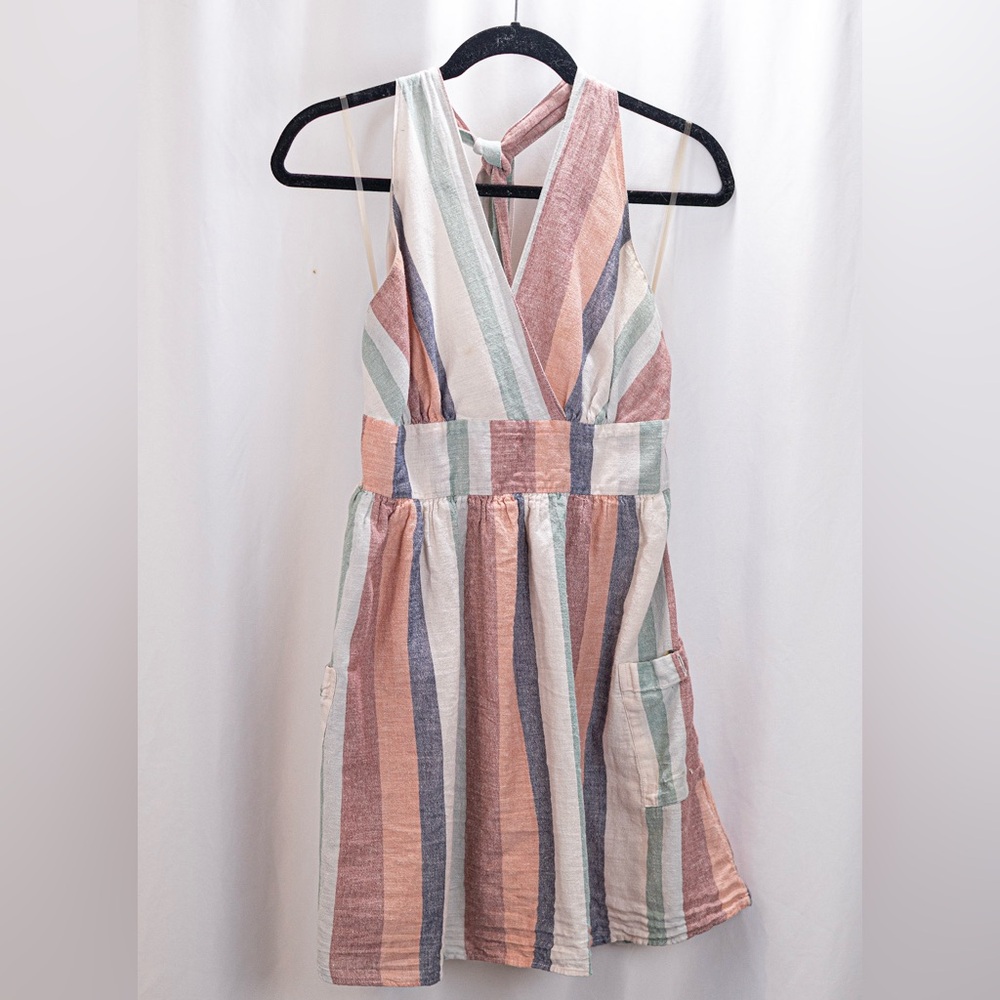 American Eagle Outfitters Multicolor Striped Mini Dress